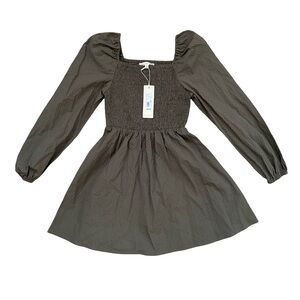 Copper Key Kids Dress in Dark Green - Size Small (7)